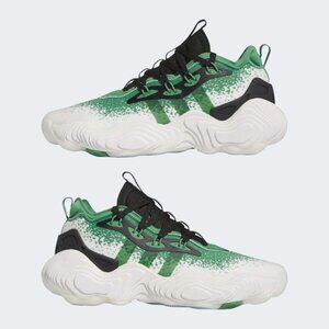Adidas Trae Young 3 Mens Basketball Shoes Green Off White Size 12